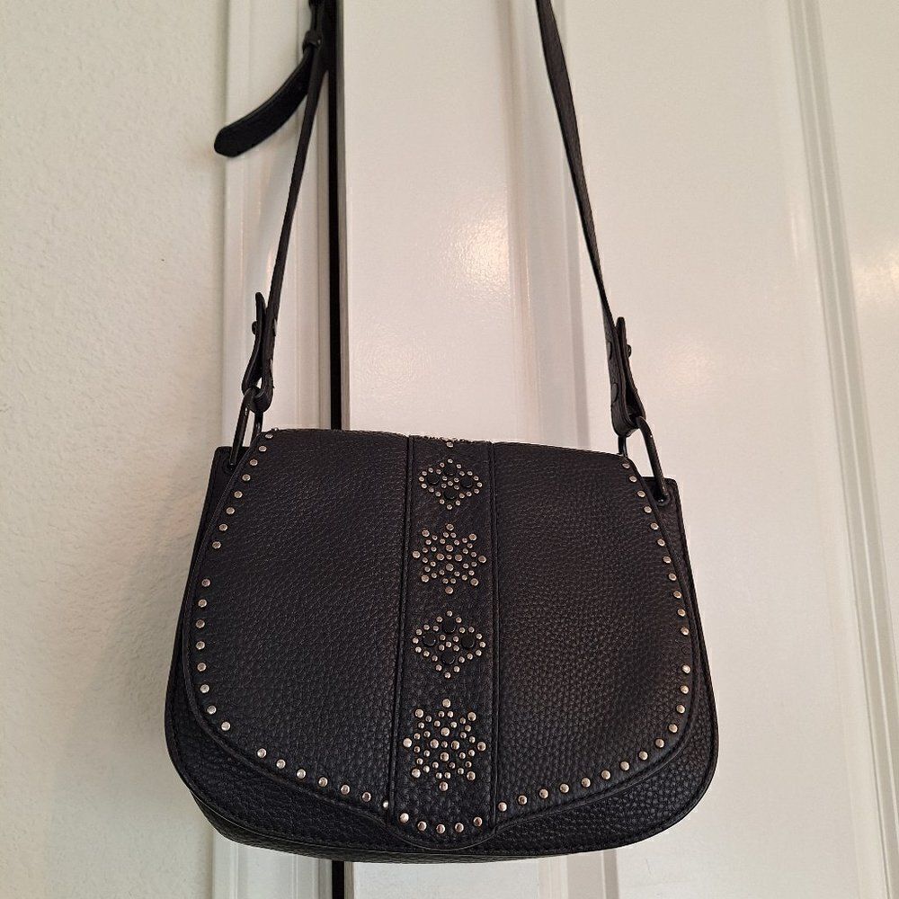 Rebecca Minkoff Saddle Black Leather Crossbody